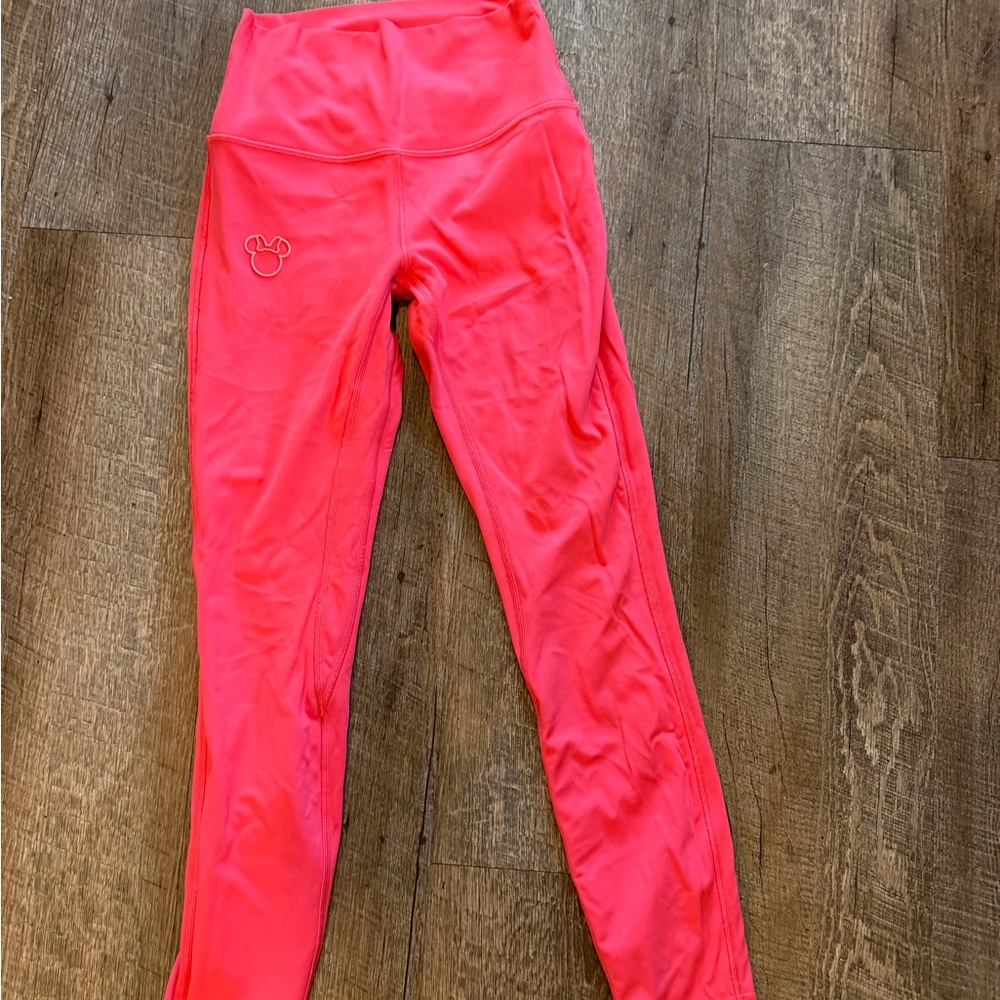 lululemon athletica Disney collab Neon Coral High-Rise Leggings